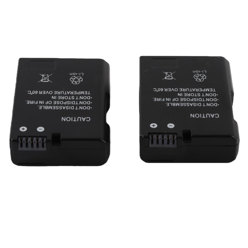 EN EL14 EN EL14A Camera Battery, 2 Pack 7.4V 2050mAh Lithium Ion Replacement Battery, for D3100 D3200 DF P7000 P7100 Digital SLR Cameras
