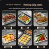 Wuhe Stainless Steel Shallow Rectangular Tray