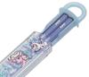 Skater Children's Chopsticks and Chopstick Case Set, Frozen Design, Made in Japan, ABS2AM