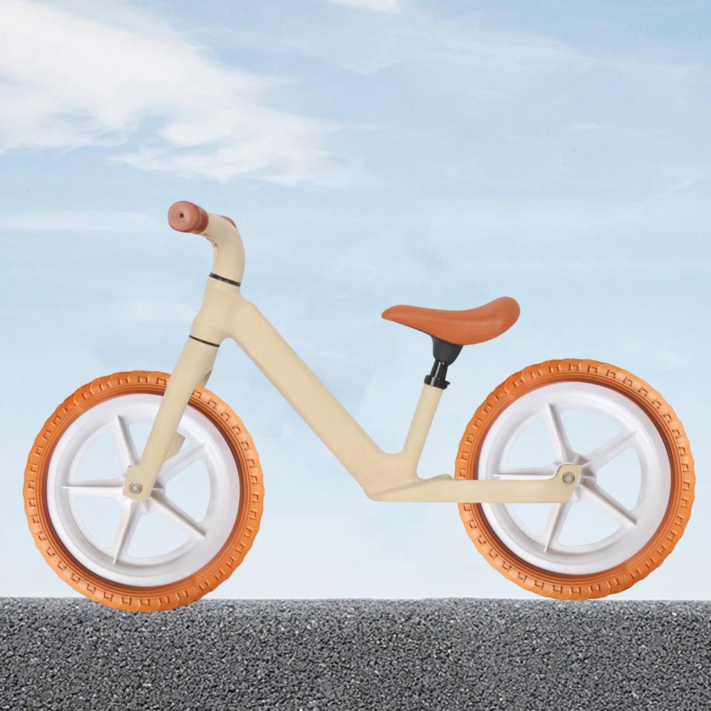 2Pcs Bike Replacement Wheel Kids Balance Bikes Wheels Airless Tire Low Noise Strong Grip Accessories Requiring for Balance Bikes