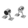 2pcs Boat Hand Rail Fitting 1in OD Tube 90 Degree End Stanchion Marine Railing Support Bracket Hardware