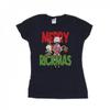 Rick And Morty Womens_Ladies Merry Rickmas Cotton T-Shirt