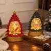 LED Christmas Tree Lights, Rotating Floating Glitter Snow Globe Lights, Table Decorations, Christmas Decorations, Festive Christmas Gifts