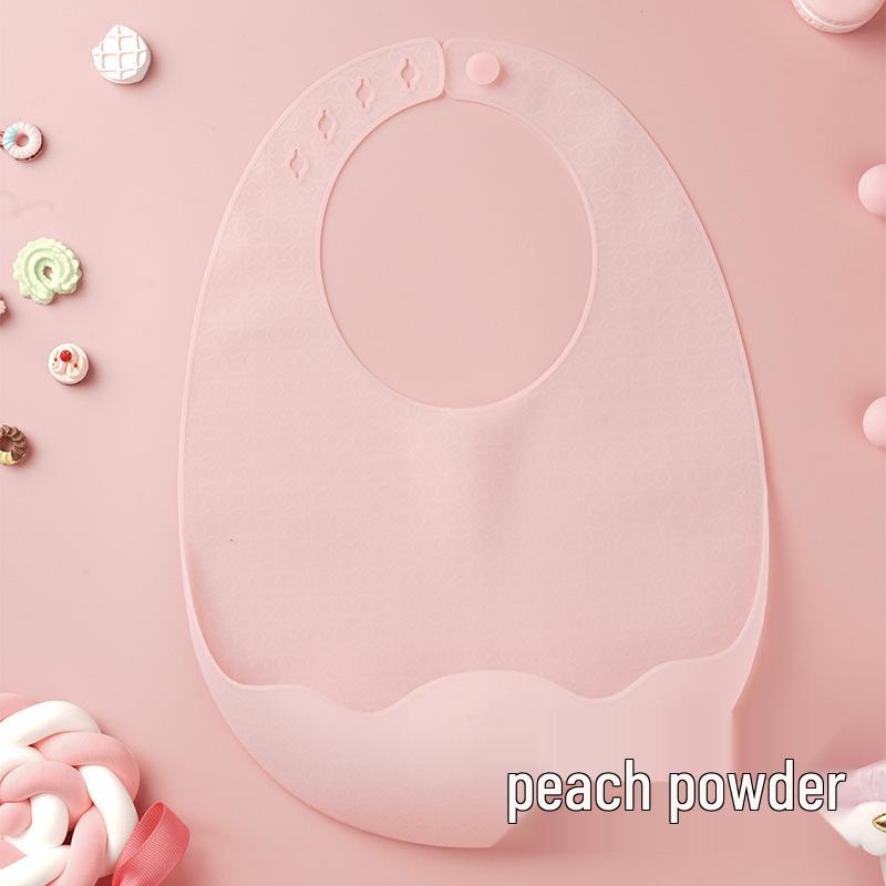 Ultra-Thin Waterproof Silicone Bib for Babies - Soft and Durable Drool and Food Catcher