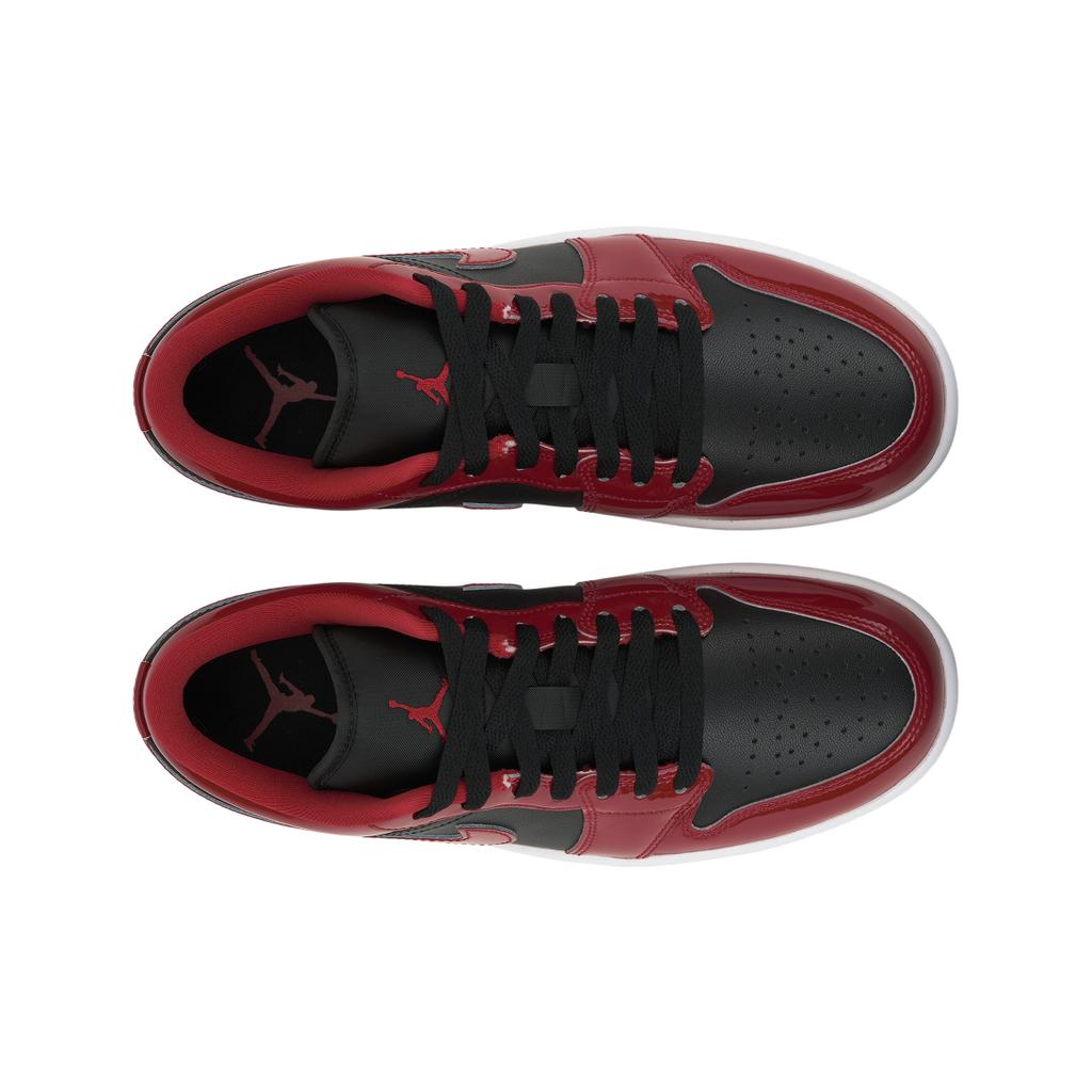 Zapatillas Unisex Air Jordan 1 Low Patent Varsity Red Black Blancas HV4089-006