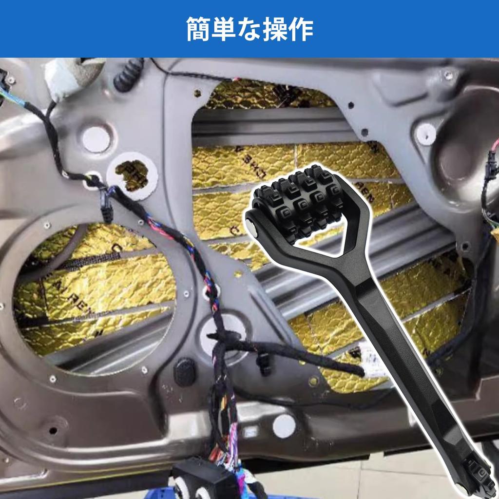 YFFSFDC Car Audio Sound Insulation Roller Tool, Sound Insulation Roller, Noise Reducing Roller Tool,