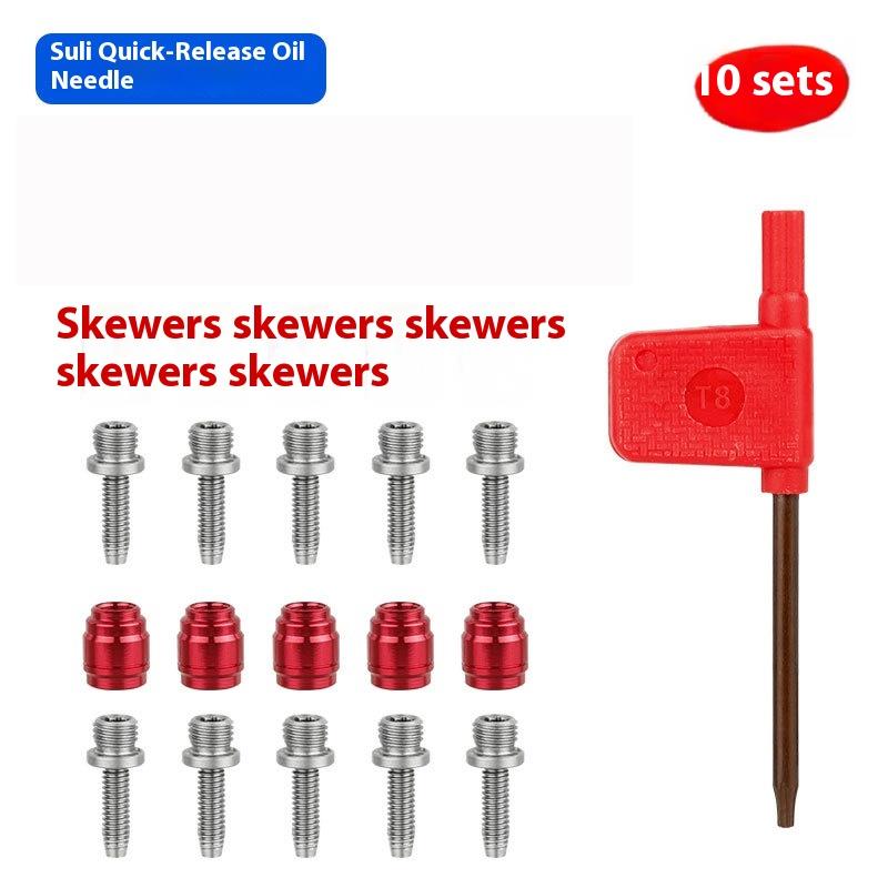 1/2/10Sets Olive Ring Oil Needle Kit For Stealth-A-Majig Olive And Barb Bicycle Hydraulic Disc Brake Hose Inserts Parts