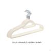 10x Velvet Hangers Wardrobe Organisers Coat for Jeans Jackets Towels white
