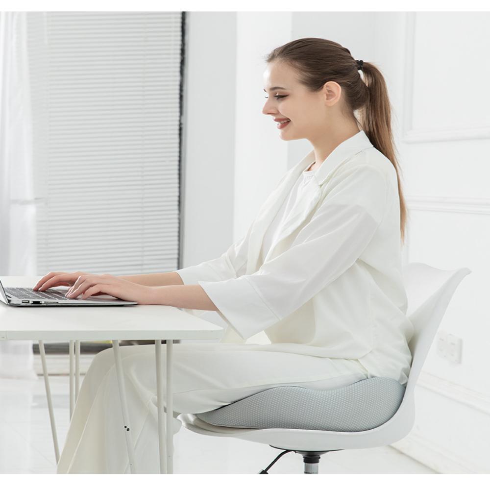 Chair beautiful hip seat cushion hemorrhoid cushion fart cushion breathable seat cushion thick office sedentary memory cotton seat cushion