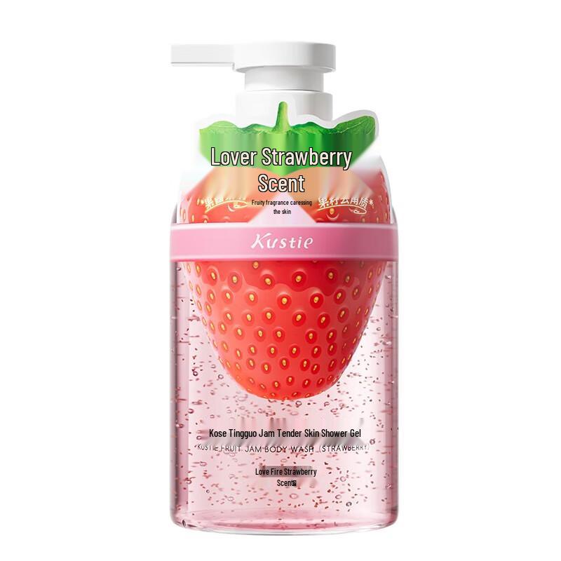 Kustie Strawberry Jam Shower Gel