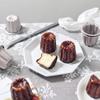 CHEFMADE Cake Molds, Canelé Molds, Non-Stick Cake Molds, Set of 4, Approx. 6.6cm, Cups 5.3 X 5.0cm