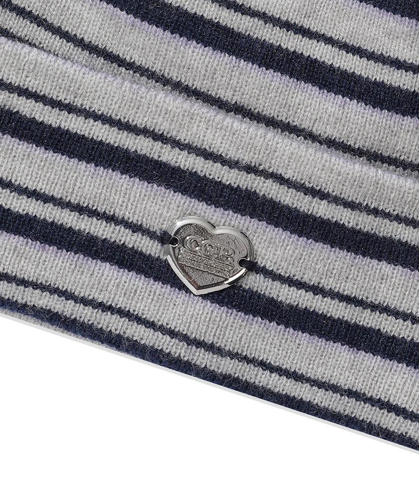 CGP Striped Beanie_Dark Navy