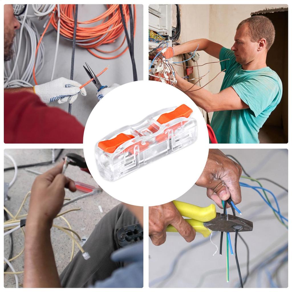 Lever Nut Splicing Wire Connector Inline Wire Connector Lever 1 To 1 Quick Conductor Combination Compact Splicing Wire