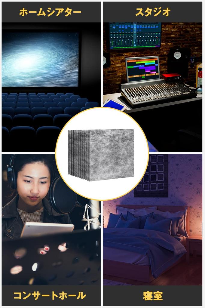 YOPIN Sound Insulation Thickness Surface Density Convenient Soft Soundproofing Soundproofing Indoor Piano Vibration Isolation Sound Height 30cm X