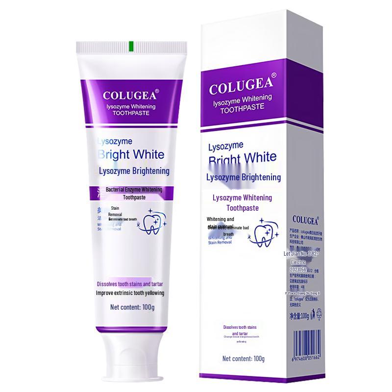 JOBALIN Lysozyme Whitening & Fresh Breath Toothpaste Teeth Whitening & Efficacy Certified