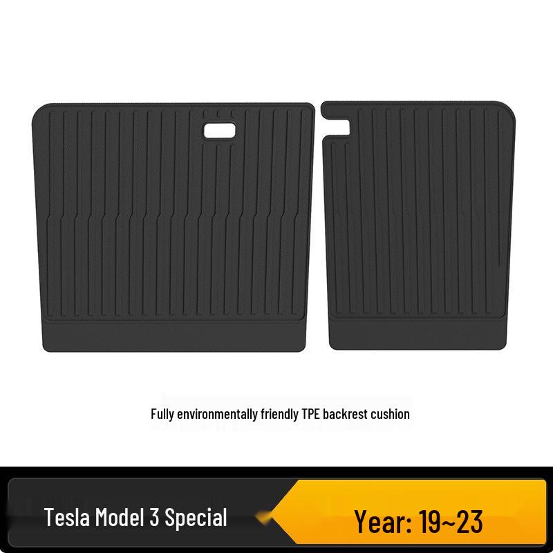 Tesla Model Y/3 TPE Front & Rear Trunk Mats and Foot Pad