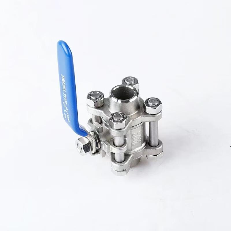 316L Stainless Steel 3-Piece Butt-Welded Ball Valve