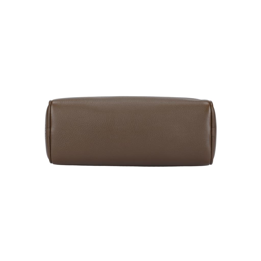 The Row 90er Verstellbarer Leder Dünner Riemen Abgerundete Kante Kalbsleder Tragetasche Damen Handtaschen Braun W1281L97TYBS