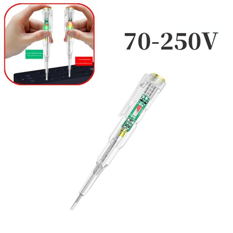Intelligent Voltage Tester Pen 70-250V Induction Power Detector Pen Electrical Screwdriver Indicator Circuit Tester