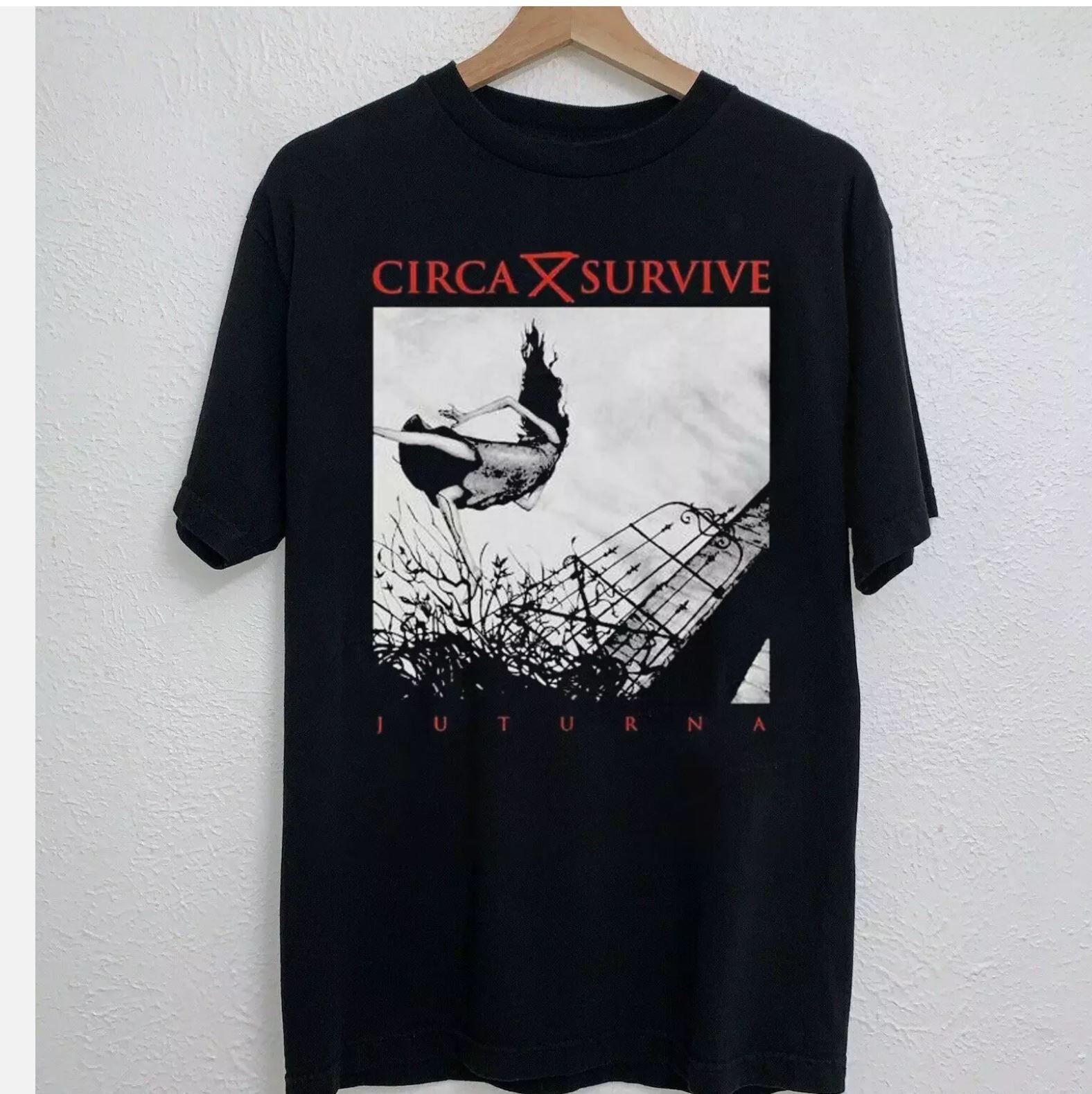 26 Circa Survive Juturna Album Cover Black All Size T-Shirt Unisex T-Shirt XXXL
