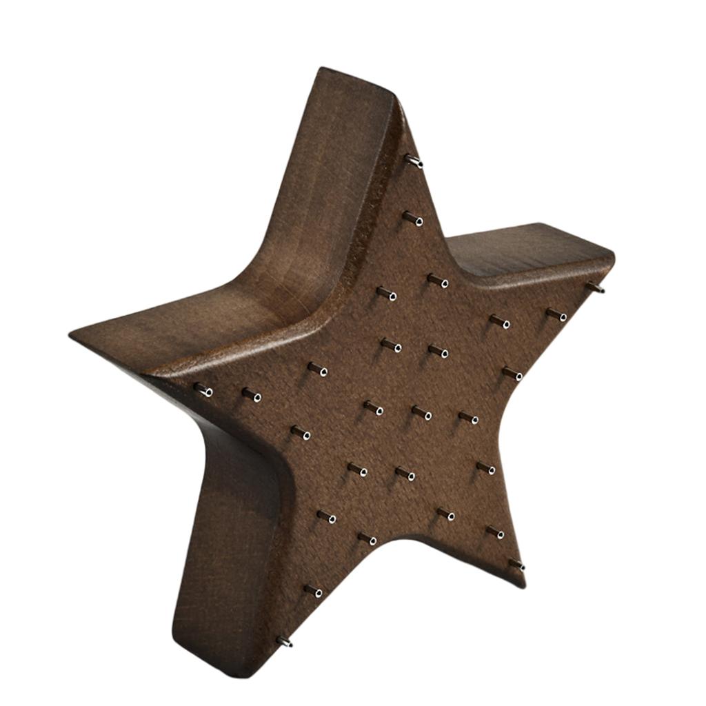 Wood Display Board for Ear Studs Elegant Lip Rings Holder Body Piercing Accessories Showcase Rack for Women Girls