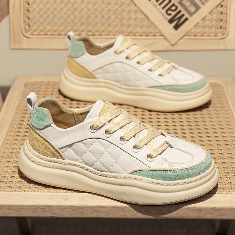Fashion High Quality Men's Fashionable and Comfortable Lace Up Casual Board Shoe Brand New Autumn Men's Outdoor Thick Soled Sports Shoes