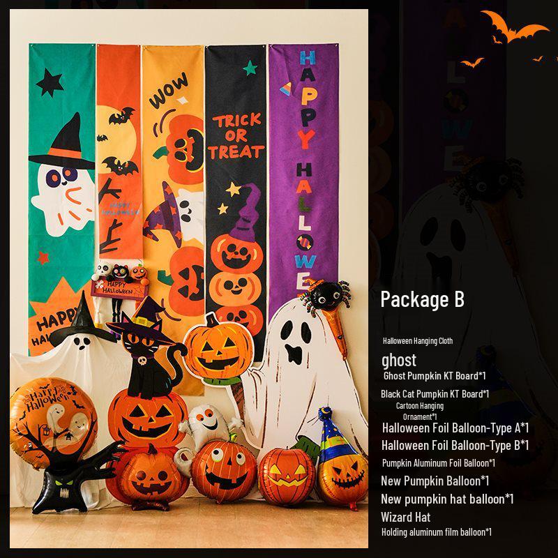 Halloween Pumpkin Photo Props & Hanging Ornaments for Bar and Shop Decor