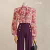 Win Edge Shoulder Flounce Blouse