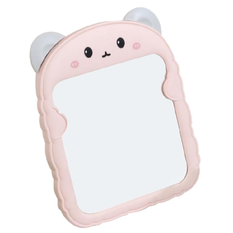 Bear Desktop Makeup Mirror Creative Flat Mirror with Bracket Cartoon Princess 1