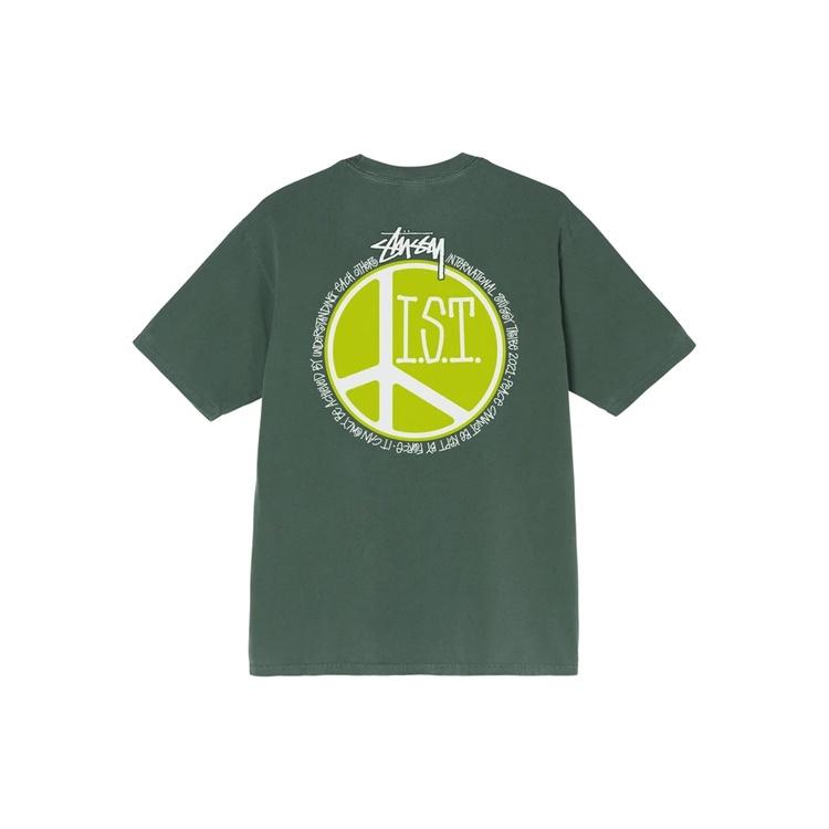 Stussy Peace Dot Pigment Dyed Tee LogoT Unisex 1904723