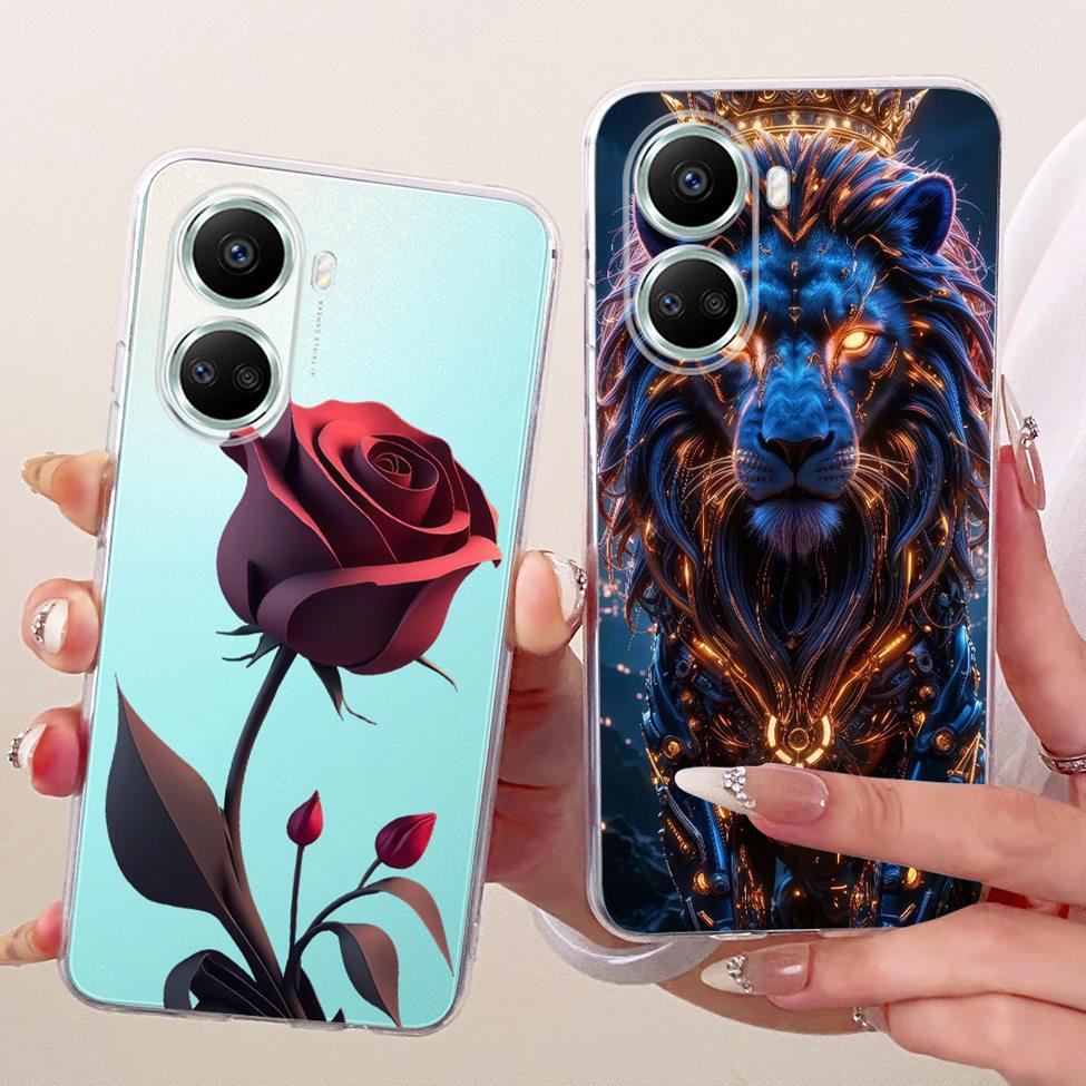 Clear Casing For Huawei Nova 10SE BNE-LX1 BNE-LX3 BNE-AL00 Cover For Huawei Nova 10 SE Case Fashion Butterfly Funny Cute Painted