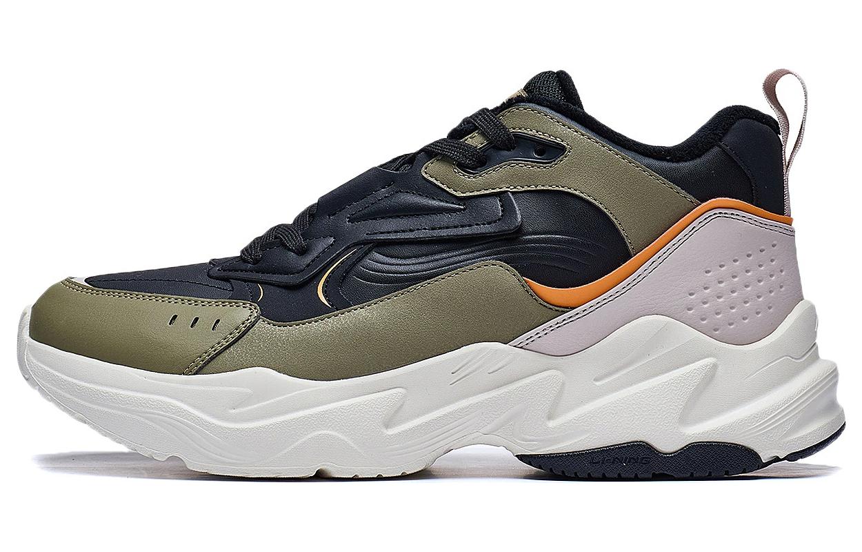 Li Ning Defender Slip Resistant Abrasion Resistant Slip Resistant Abrasion Resistant Mid top Casual Shoes Men s AGLT127-2 39