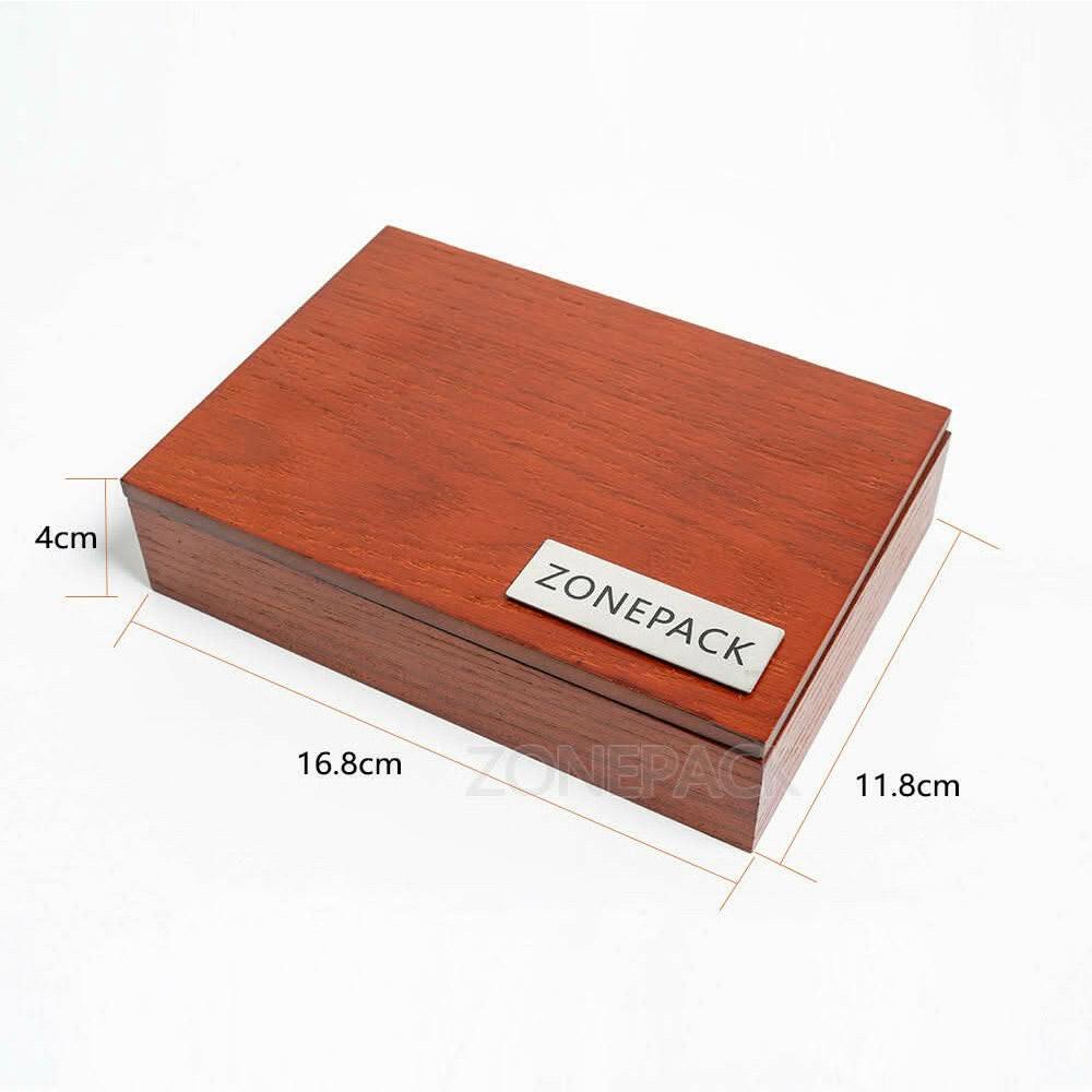 ZONESUN Brass Letter 6mm Hot Foil Stamping Letters Mold Set with Wood Box Time New Roman