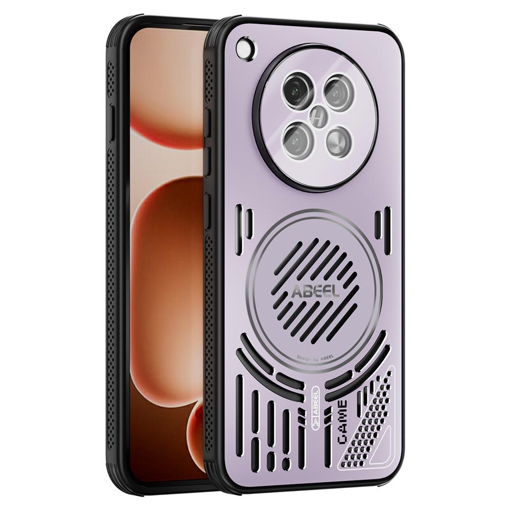 ABEEL For Oppo Find X8s 5G Magnetic Case Aluminium Alloy+PC+TPU Hollow Heat Dissipation Phone Cover
