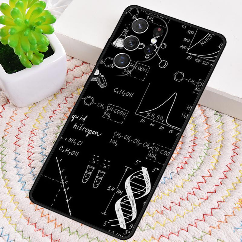 Chemical Math Formula Phone Case for Samsung Galaxy note 10 pro S26 Ultra S23 S24 FE S25 S21 S22 PLUS shockproof Cove