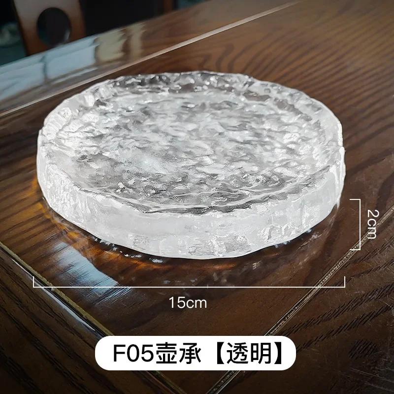 High Quality Frosted Glass Plates, Sushi Plates, Dessert Plates, Cold Dishes, Creative French Molecular Cuisine Tableware