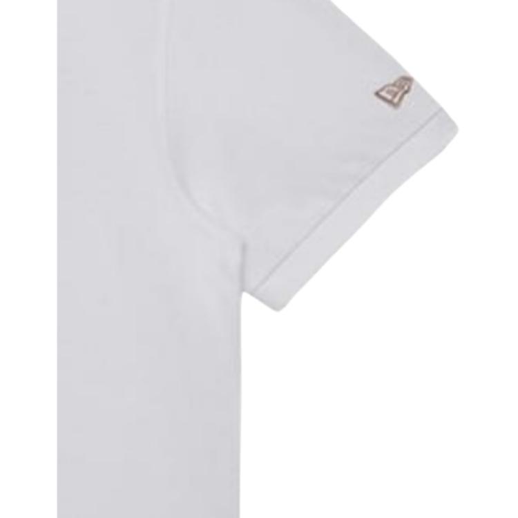 New Era SS24 Embroidered Minimalist Casual Breathable Loose Short Sleeve Polo Shirt Unisex Polo Shirts White 14341328