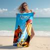 Personalized customized proof beach towel with Ice Age Dawn of the Dinosaurs pattern - soft, absorbent,quick-drying,perfect swimming,camping&bathing