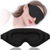 3PCS 3D Memory Foam Sleep Eye Mask Soft Light Blocking Night Blindfold for Side Sleeper Men Women Light Shade for Better Sleep
