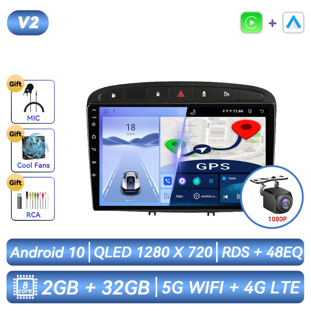Car Radio For Peugeot 408 308 308SW 2012 - 2020 Android Multimedia Video Player Navigation GPS Carplay Touch Screen Auto Stereo Intelligent Systems