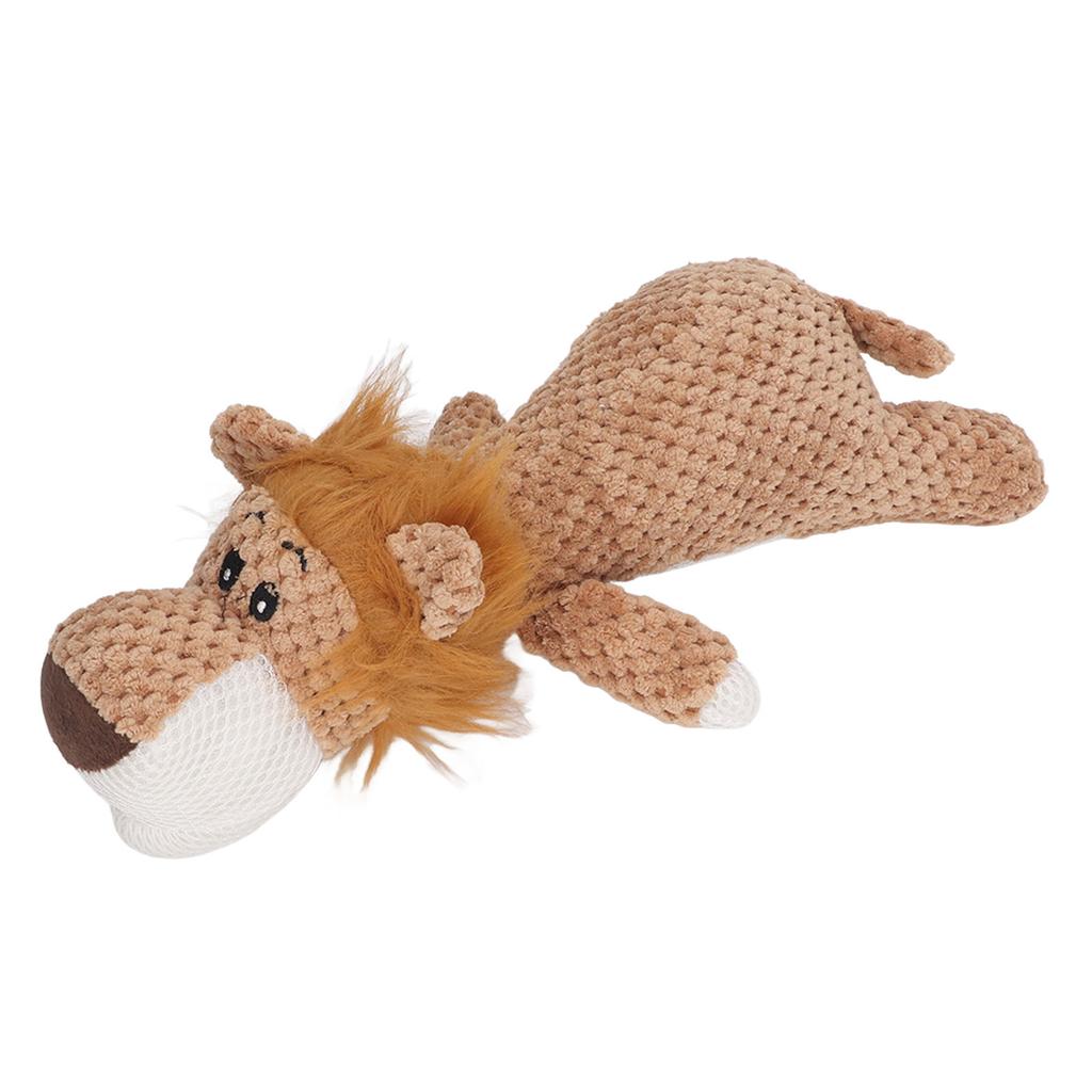 Dog Plush Toy Chewing Interactive Relieve Anxiety Durable Soft Stuffed Squeak Toy for Puppy Pets