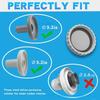 2Pcs Ground Swimming Pool Repair Kits Replacement Pool Inlet Adapters Winter Plugs Set Pool Maintenance Accessories