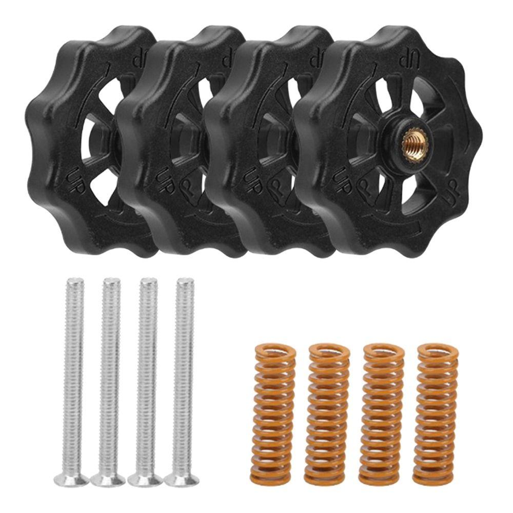 4pcs Precision Leveling Kit Nuts Durable Hot Bed Spring Upgraded Leveling Nuts Hot Bed Leveling