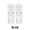 2X T10 W5W 194 T15 W16W  LED Bulbs Reading Lights COB Auto Brake Lamp Glass Sapphire Drive-free Dome Light Amber 12V White 6000K