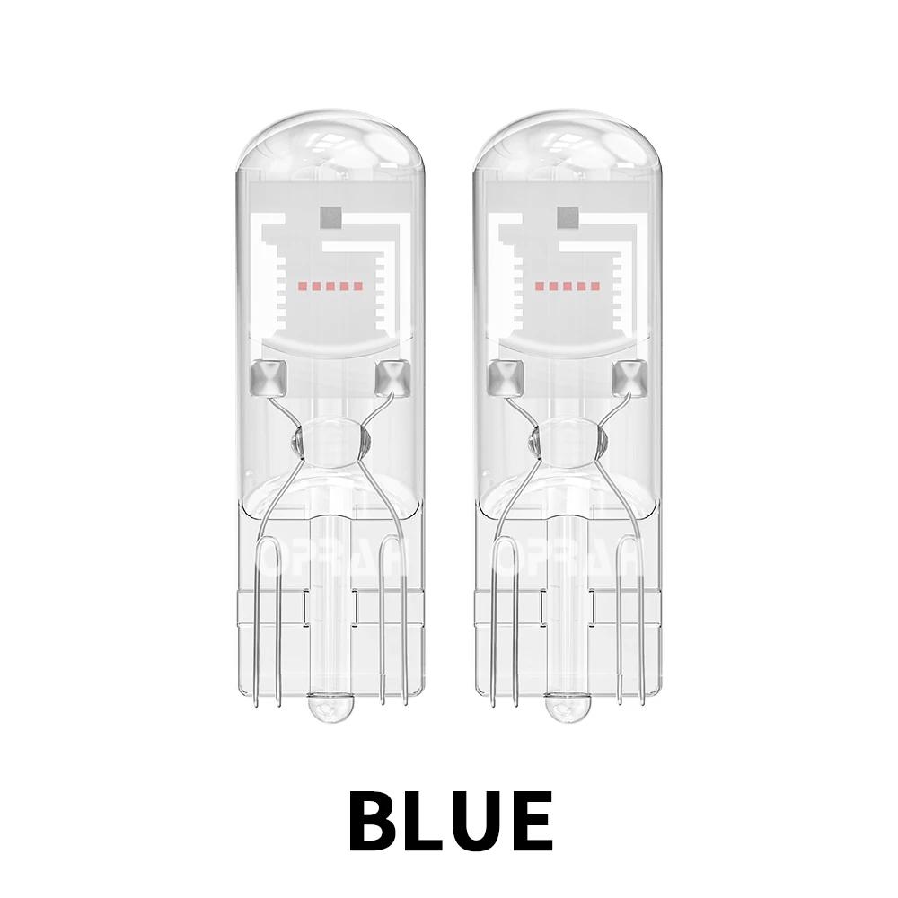 2X T10 W5W 194 T15 W16W  LED Bulbs Reading Lights COB Auto Brake Lamp Glass Sapphire Drive-free Dome Light Amber 12V White 6000K