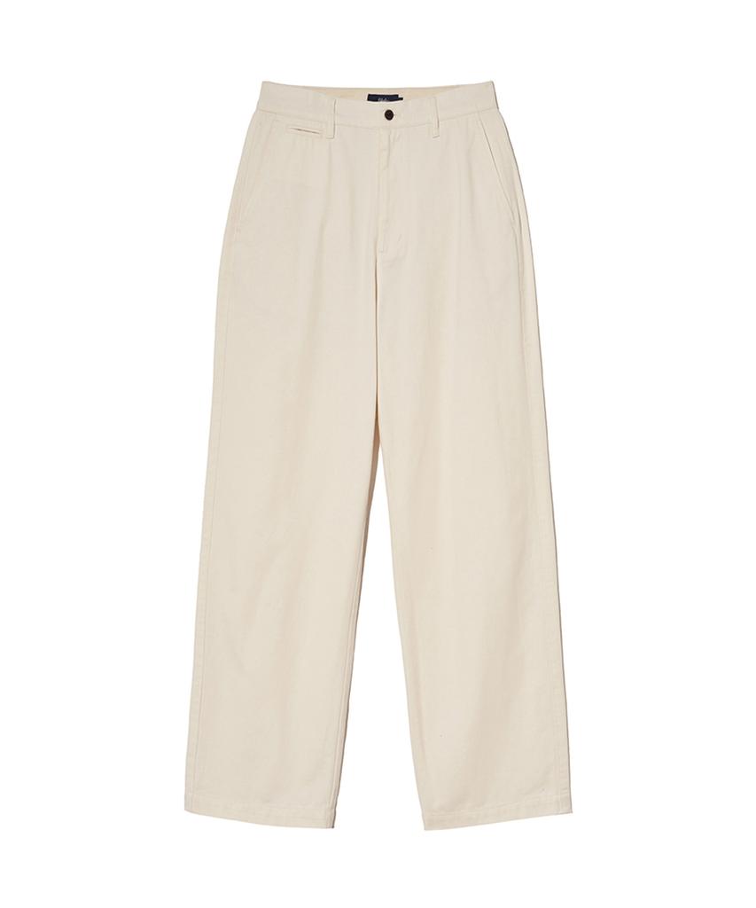YALE Premium Vintage Coin Pocket Tapered Chino Pants_Cream