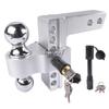 AP03 Engate de Reboque Ajustável Serve em Receptor de 2", Queda/Elevação de 6" Engate de Queda de Alumínio -12.500 LBS para Caminhões Pesados c/Par de Travas