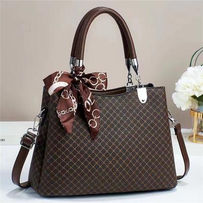 Handbag Flower Material New Fashion Women's Bag Tide All Shoulder Crossbody Bag Atmosphere Mother Bag