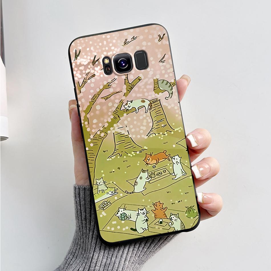 For Samsung Galaxy S8 Plus Case Galaxy S8 Shockproof Back Phone Cases For Samsung S8 GalaxyS8 Plus Cartoon Silicone Cover Bumper