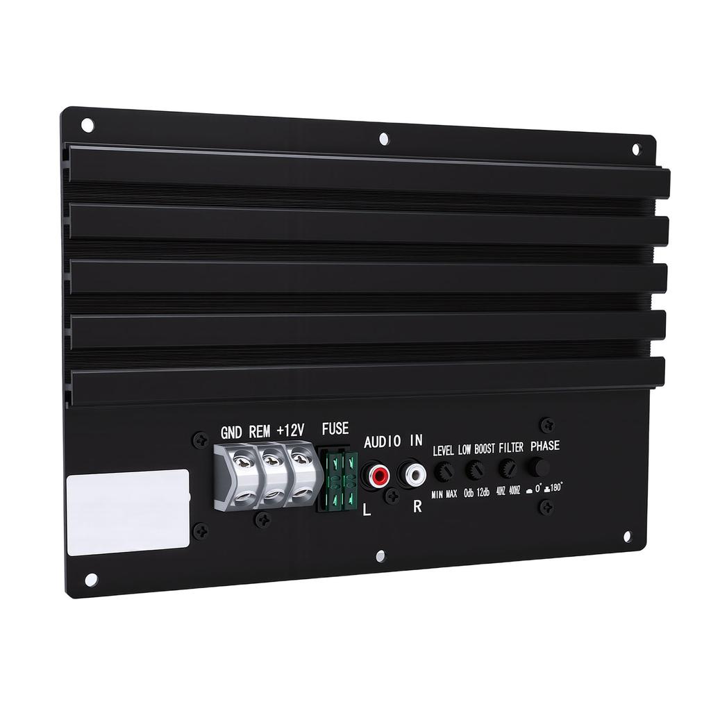 Car Exposed Amplifier Board 800W High Power Aluminum Alloy Car Amp Board for 8 to 12 Inch Woofer